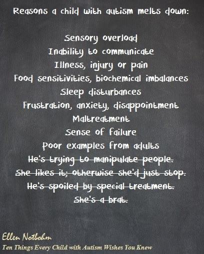 Why autism meltdowns occur and strategies to calm autism tantrums